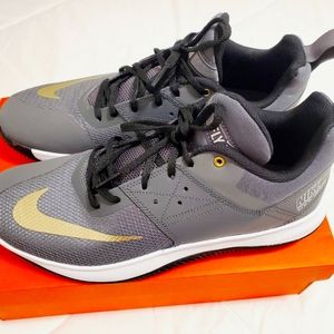 Nike Fly By Low II AJ5902 002Dark Grey/Metallic Gold-White new